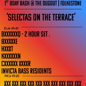 Selecta's On The Terrace 21st March