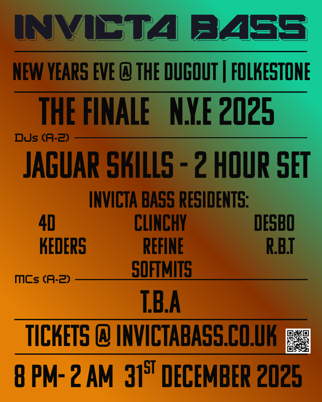 Invicta Bass The Finale - New Years Eve 2025/26 feat Jaguar Skills 2