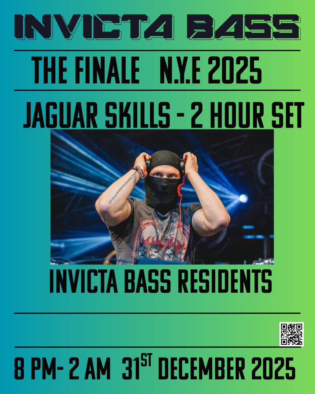 Invicta Bass The Finale - New Years Eve 2025/26 feat Jaguar Skills